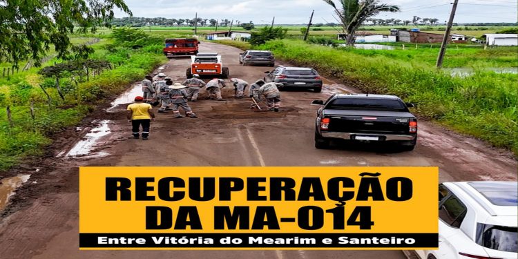 Governo segue trabalhando para melhorar trafegabilidade na MA-014, na Baixada Maranhense