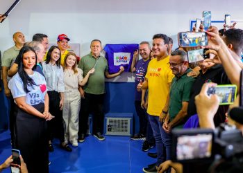 Iracema Vale ressalta caráter municipalista do Governo do Estado durante inaugurações em Paço do Lumiar