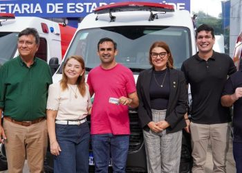 Iracema Vale participa da entrega de ambulâncias para Belágua, Nina Rodrigues e São Benedito