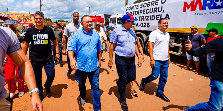 Em Codó, Brandão inicia ponte, entrega escolas e parque ambiental reformados
