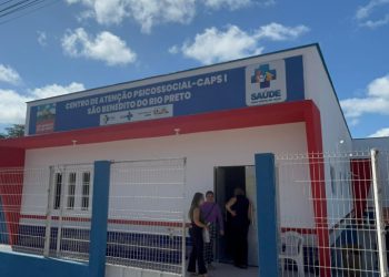 MAIS SAÚDE PARA POPULAÇÃO SAMBENEDITENSE PREFEITO VISTORIA OBRAS DE CAPS I: ATENDIMENTO EM SAÚDE PSICOSSOCIAL