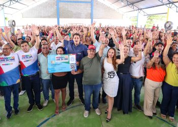 Além de entregar obras e serviços, estamos combatendo a fome no Maranhão”, afirma Orleans Brandão