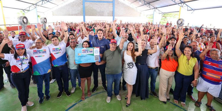 Além de entregar obras e serviços, estamos combatendo a fome no Maranhão”, afirma Orleans Brandão