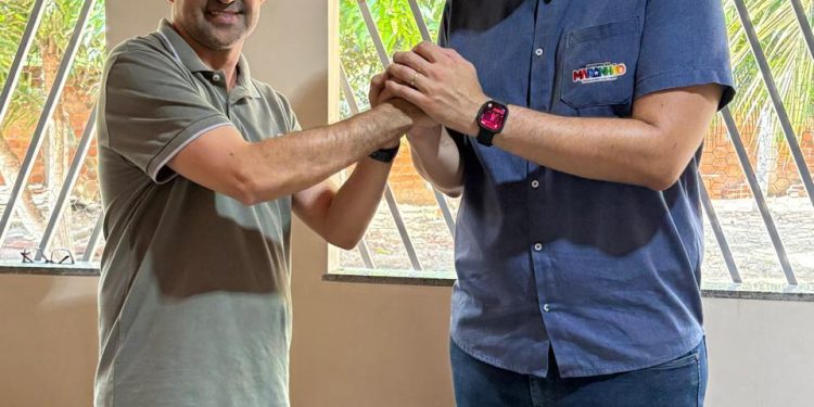 Em São Benedito do Rio Preto, prefeito Wallas Rocha declara apoio a Orleans Brandão