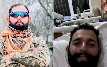 MARANHENSE RECRUTADO PELO EXÉRCITO DA UCRÂNIA TEM PERNA AMPUTADA.