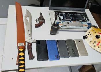 Polícia Civil e Federal prendem jovem de 15 anos que planejava ataque a escolas no município de Pinheiro