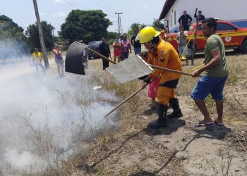Comunidade de Olho d’Água de Diniz recebe treinamento de brigadistas pelo projeto Maranhão Sem Queimadas