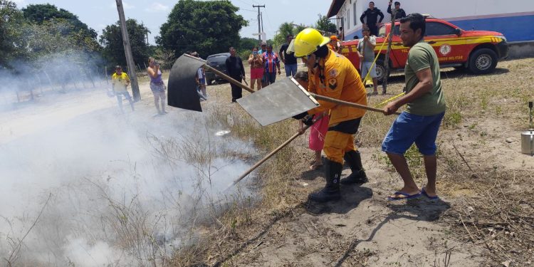 Comunidade de Olho d’Água de Diniz recebe treinamento de brigadistas pelo projeto Maranhão Sem Queimadas