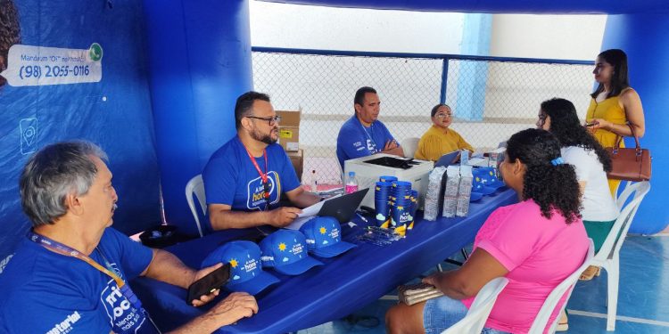 Equatorial promove ação social em São Benedito do Rio Preto com sorteio de geladeiras e troca de lâmpadas e ventiladores