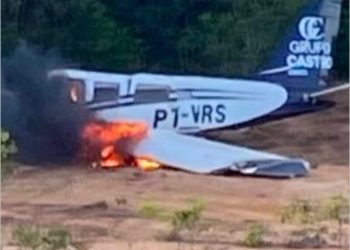 Avião com Beto Castro cai em Paço do Lumiar; vereador estava com esposa e mais três