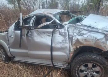 Prefeito Zezão de Governador Luiz Rocha sofre grave acidente na BR-135 em Barreiras na BH