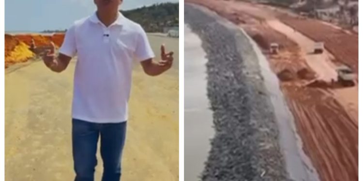 Zé Inácio destaca parceria entre Lula e Brandão nas obras da Nova Litorânea