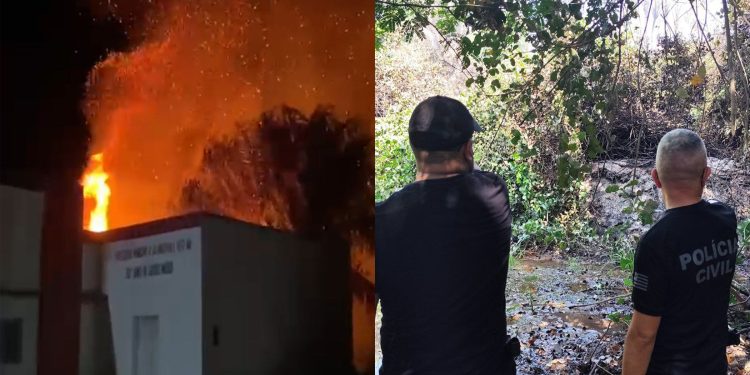 Incêndio atinge área atrás da Prefeitura de São Benedito do Rio Preto e autoridades investigam possível crime