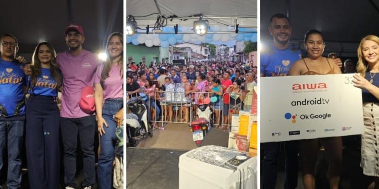 Dr. Júnior Castro e Dr. Caçula realizam 1ª edição do “Nosso Natal” com 30 prêmios, R$ 20 mil em Pix e duas motos, em Vargem Grande