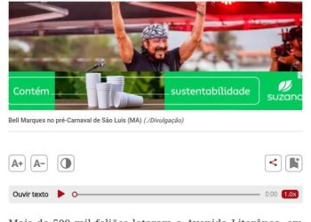 DEU NA VEJA: O efeito da passagem de Bell Marques pelo pré-Carnaval do Maranhão