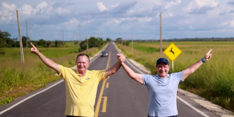 CARLOS BRANDÃO VISTORIA MA-014 E OBRA NA RESTA FINAL COM MAIS DE 90% CONCLUÍDO
