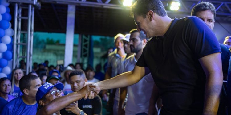 ORLEANS BRANDÃO FORTALECE ALIANÇAS POLITICAS NA BAIXADA MARANHENSE DURANTE AGENDA EM PINHEIRO