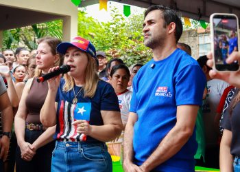 COM APOIO DE AMPLA FRENTE POLÍTICA IRACEMA VALE ASSUME PUBLICAMENTE PRÉ-CANDIDATURA À CÂMARA FEDERAL EM GRANDE ATO LIDERADO POR WALLAS ROCHAEM SÃO BENEDITO DO RIO PRETO – MA