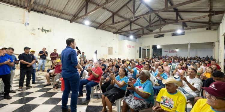 EM RIACHÃO ORLEANS BRANDÃO RECEBE APOIO DA PREFEITA PAULA COELHO E DEFENDE CONTINUIDADE DO MUNICIPALISMA