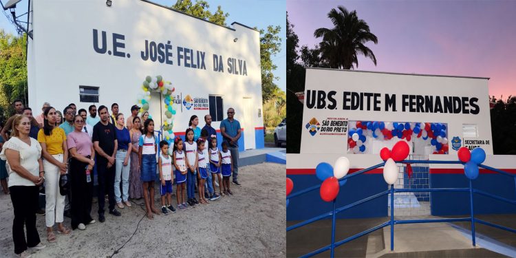 VEREADOR JOSÉ LUÍS PRESTIGIA REINAGURAÇÕES DE ESCOLAS E UBS NOS POVOADOS BACABAL E GUABIRABAL, EM SÃO BENEDITO DO RIO PRETO