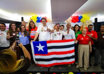 ORLEANS BRANDÃO PRESTIGIA LANÇAMENTO DA CANDIDATURA DE ZÉ INÁCIO E RESSALTA  IMPORTÂCIA DO PETISTA PARA O MARANHÃO