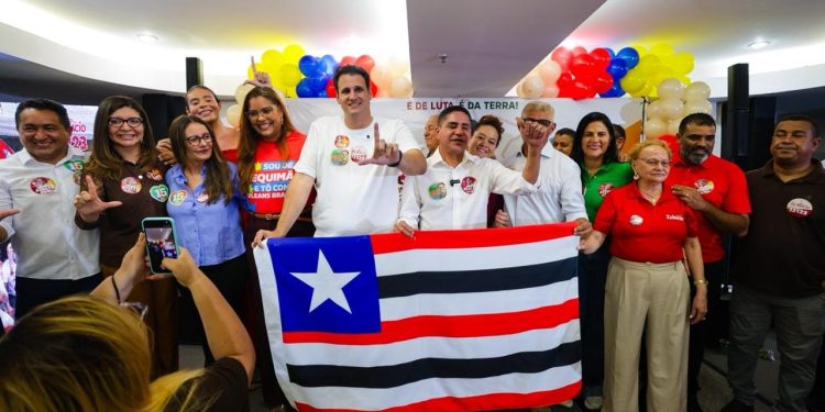 ORLEANS BRANDÃO PRESTIGIA LANÇAMENTO DA CANDIDATURA DE ZÉ INÁCIO E RESSALTA  IMPORTÂCIA DO PETISTA PARA O MARANHÃO