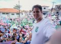 BETO CASTRO REÚNE MUTIDÃO NO BAIRRO DE FÁTIMA EM ARRASTÃO DA ILHA EM APOIO AO ORLEANS BRANDÃO
