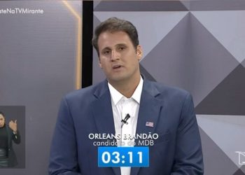 ORLEANS BRANDÃO DESTACA TRAJETÓRIA, MARANHÃO LIVRE DA FOME E PROPOSTAS DURANTE DEBATE DA TV MIRANTE