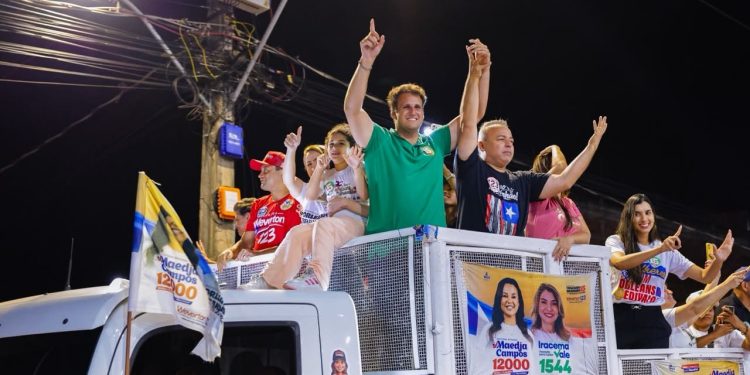 ORLEANS BRANDÃO LEVA ONDA DO 15 COM CARREATA EMOCIONANTE EM PAÇO DO LUMIAR
